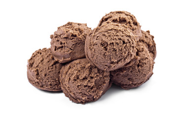 Fototapeta na wymiar delicious chocolate ice cream