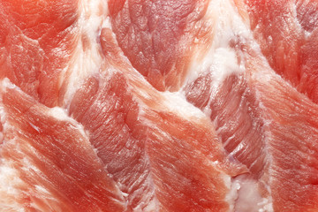 Raw pork meat Textured for background