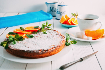 wet orange cake