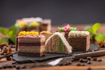 Delicious mini cakes