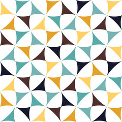 Vector modern seamless colorful geometry pattern, color abstract geometric background, pillow multicolored print, retro texture, hipster fashion design