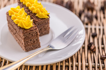 Dark chocolate cake