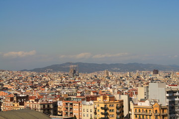 Fototapeta na wymiar Ville de Barcelone, Espagne