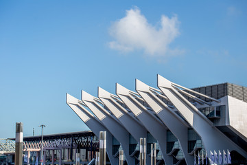 Dach einer Arena in Bremen