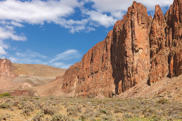 Obraz premium River canyon paintings, Argentina