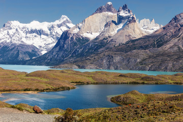 Fototapeta na wymiar Horns of Towers of the Paine, Patagonia, Chile.