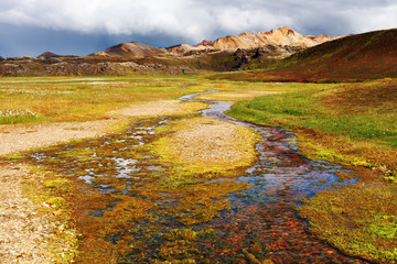 Area of Landmannalaugar, Fjallabak Nature Reserve Central Icelan