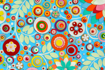 Bunch of flowers, abstract color acrylic painting on canvas, 3d, three, dimensional embossing and carving. Unique technique. Imitation of floral surface. Highly textured.