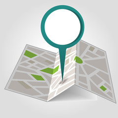 Isometric location map vector for your ideas