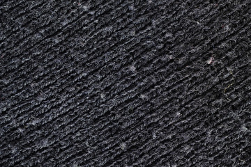 black wool texture, diagonal lines