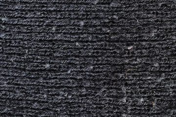 black wool texture, horizontal lines