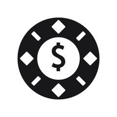 Gambling chips icon