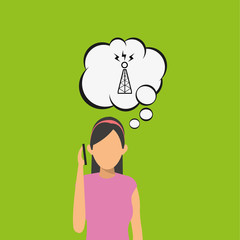 Technology design. social media icon. smartphone concept