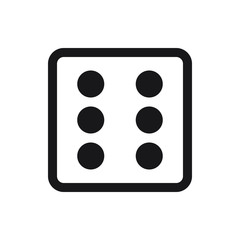 Dice game icon