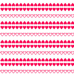 Valentine day seamless pattern. illustration