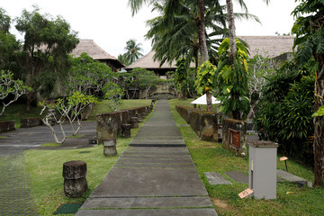 walk way in resort