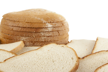 slices of fresh loaf of bread
