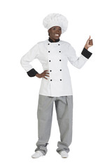 thumbs up female chef