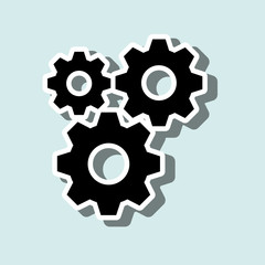 gears icon design 