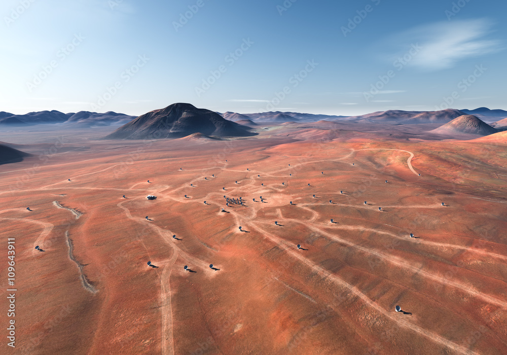 Poster mars surface. elements of this image furnished by nasa
