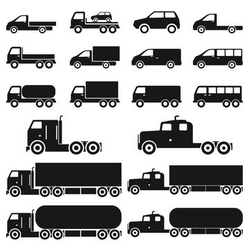 Transport Truck Icons