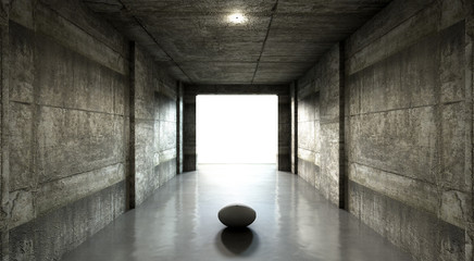 Obraz premium Rugby Ball Sports Stadium Tunnel