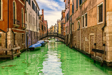 Fototapeta na wymiar Canal in Venice. Italy
