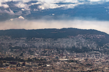 Aerial View of Quito from Cableway