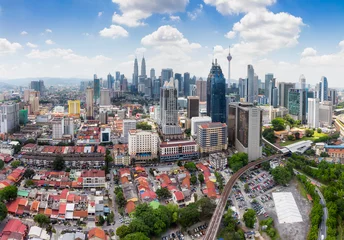 Fotobehang Kuala Lumpur skyline © Patrick Foto