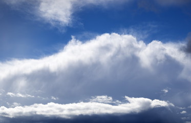 Obraz premium Dramatic sky, storm clouds, background