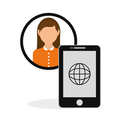 Social media. multimedia icon. online concept, vector illustration