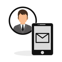 Social media. multimedia icon. online concept, vector illustration