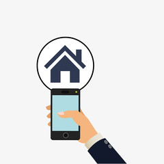 Social media design. Media icon. Technology concept