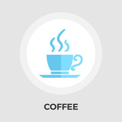 Cup of coffee flat icon