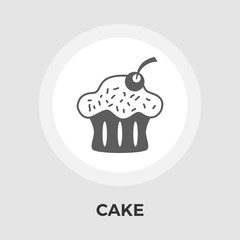 Cake flat icon