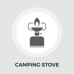 Camping stove Vector Flat Icon