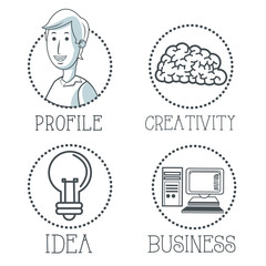 Doodle icon design. cartoon icon. draw concept