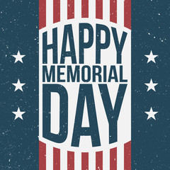 Happy Memorial Day patriotic Background