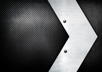 Arrow metal with stripe background