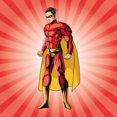 Superhero design. Superman icon. Costume illustration - 109662116
