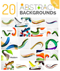Pack of vector abstract backgrounds