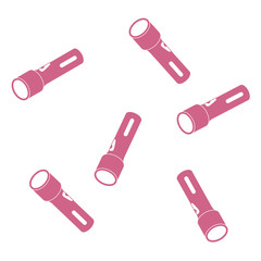 Nice picture of a colored flashlights