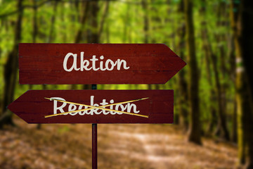 Schild 104 - Aktion