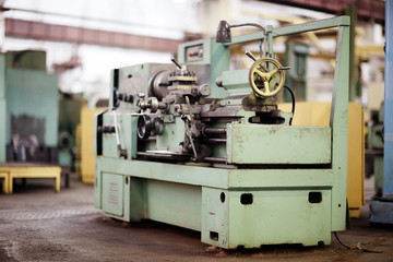 turning equipment machinery factory old