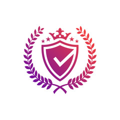 Elegant Wreath Emblem