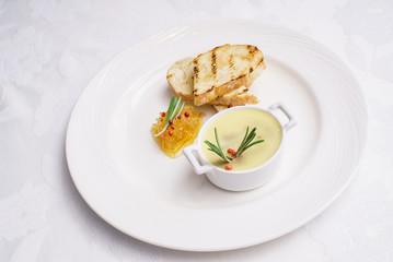 pate with toast