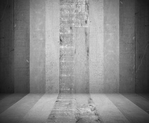 Grey wood room texture background