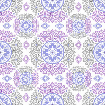 Pastel abstract seamless lace pattern print background