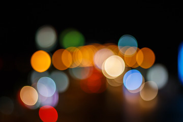 colorful abstract holiday lights