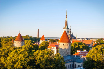 Tallinn skyline, Estonia